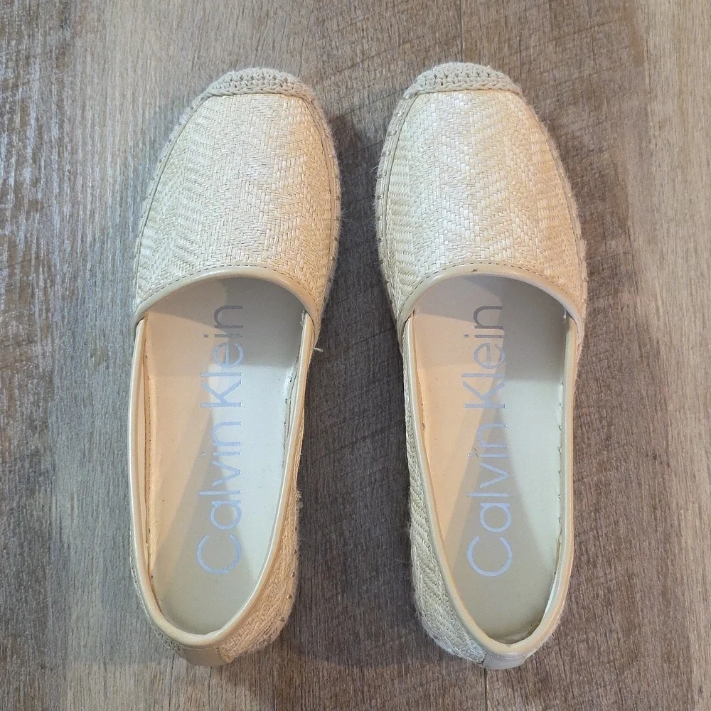 Calvin Klein Padona Espadrille Loafers. Size 8